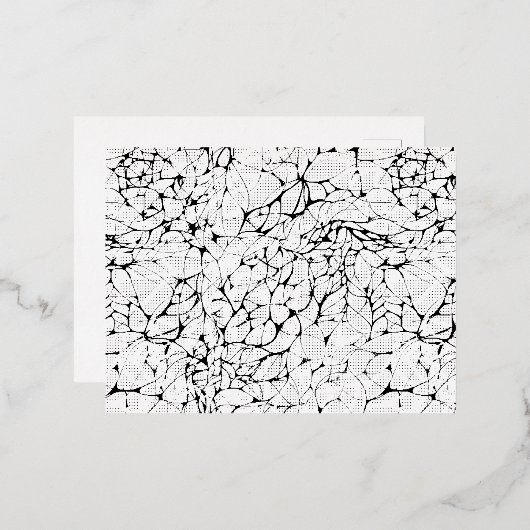 Creëer Unique bedankkaarten met vakantiefoto's Folie Feestdagen Briefkaart (Voorkant / Achterkant)