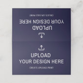 Creëer. Uploaden. Afdrukken Plaatskaartje (Buitenkant ongevouwen)