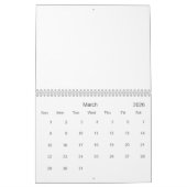 Creëer Uw aangepaste agenda Kalender (Mar 2026)