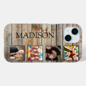 Creëer Uw aangepaste fotocollage Rustic Farmhouse Case-Mate iPhone Case (Achterkant (horizontaal))