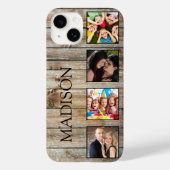 Creëer Uw aangepaste fotocollage Rustic Farmhouse Case-Mate iPhone Case (Achterkant)