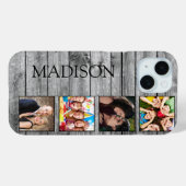 Creëer Uw aangepaste fotocollage Rustic Farmhouse Case-Mate iPhone Case (Achterkant (horizontaal))