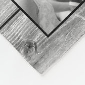 Creëer Uw aangepaste fotocollage Rustic Farmhouse Fleece Deken (Hoek)