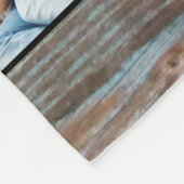 Creëer Uw aangepaste fotocollage Rustic Farmhouse Fleece Deken (Hoek)