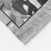 Creëer Uw aangepaste fotocollage Rustic Farmhouse Fleece Deken (Hoek)