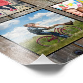 Creëer Uw aangepaste fotocollage Rustic Farmhouse Foto Afdruk (Hoek)