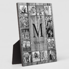 Creëer Uw aangepaste fotocollage Rustic Farmhouse Fotoplaat