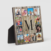 Creëer Uw aangepaste fotocollage Rustic Farmhouse Fotoplaat (Voorkant)