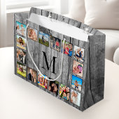 Creëer Uw aangepaste fotocollage Rustic Farmhouse Groot Cadeauzakje