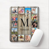 Creëer Uw aangepaste fotocollage Rustic Farmhouse Muismat (Met muis)