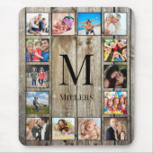 Creëer Uw aangepaste fotocollage Rustic Farmhouse Muismat (Voorkant)