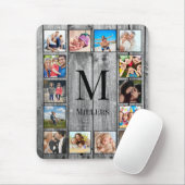 Creëer Uw aangepaste fotocollage Rustic Farmhouse Muismat (Met muis)