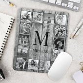 Creëer Uw aangepaste fotocollage Rustic Farmhouse Muismat