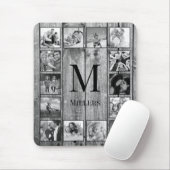 Creëer Uw aangepaste fotocollage Rustic Farmhouse Muismat (Met muis)