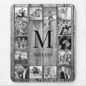 Creëer Uw aangepaste fotocollage Rustic Farmhouse Muismat (Voorkant)