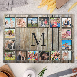 Creëer Uw aangepaste fotocollage Rustic Farmhouse Placemat