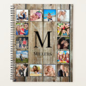 Creëer Uw aangepaste fotocollage Rustic Farmhouse Planner (Voorkant)