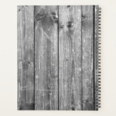 Creëer Uw aangepaste fotocollage Rustic Farmhouse Planner (Achterkant)