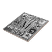 Creëer Uw aangepaste fotocollage Rustic Farmhouse Tegeltje (Zijkant)