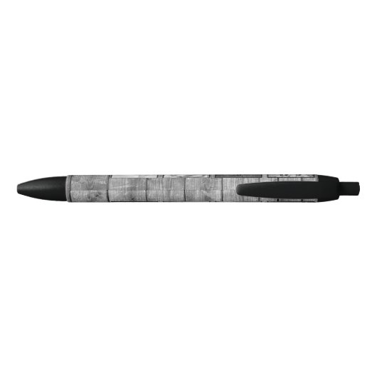 Creëer Uw aangepaste fotocollage Rustic Farmhouse Zwarte Inkt Pen (Achterkant)