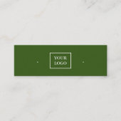 Creëer uw aangepaste Logo oorbel Mini Visitekaartje (Voorkant)