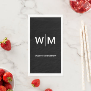 creëer uw aangepaste minimalistische en gestroomli servet
