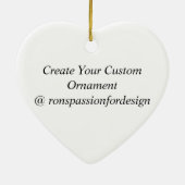 Creëer Uw aangepaste Ornament (Achterkant)