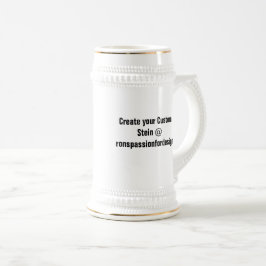 Creëer Uw aangepaste Stein Bierpul