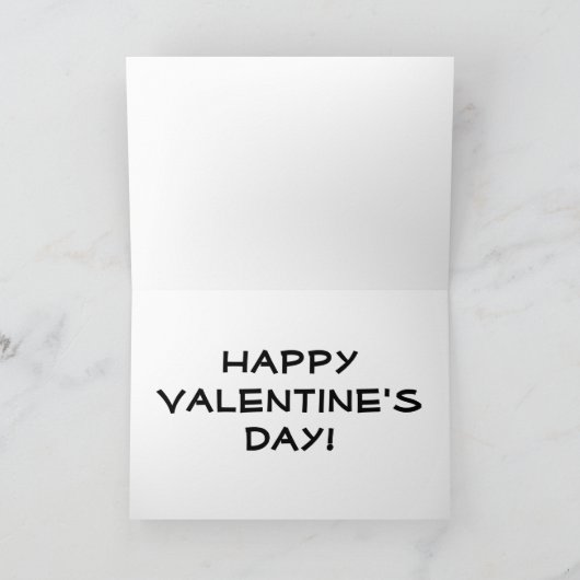 Creëer Uw Aangepaste Valentijn Rood Foto Rood Feestdagen Kaart (Binnen)