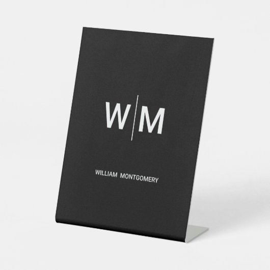 creëer uw aangepaste voetstuk teken reclamebord met voetstuk (Voorkant)