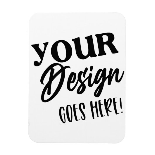 Creëer Uw Afbeelding Magneet (Verticaal)