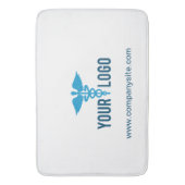 Creëer Uw BedrijfsLogo van het Bedrijf en Naam van Badmat (Voorkant Verticaal)