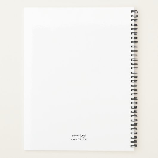 Creëer Uw beste levensplanner Planner (Achterkant)