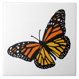Creëer Uw Bkgnd Color Monarch Butterfly Tile Tegeltje