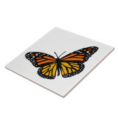 Creëer Uw Bkgnd Color Monarch Butterfly Tile Tegeltje (Zijkant)