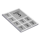 Creëer uw collage Aangepaste sjabloon 9 FOTO Notitieboek (Rechterzijde)