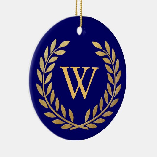 Creëer Uw decoratieve monogram Keramisch Ornament (Rechts)