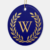 Creëer Uw decoratieve monogram Keramisch Ornament (Links)
