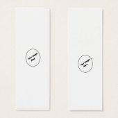 Creëer Uw een van een soort bladwijzer Mini Visitekaartjes (Voorkant /achterkant)