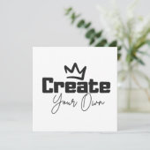 Creëer Uw eigen (Staand voorkant)