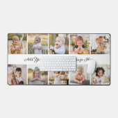 Creëer uw eigen 10 foto collage bureaumat (Keyboard & Muis)