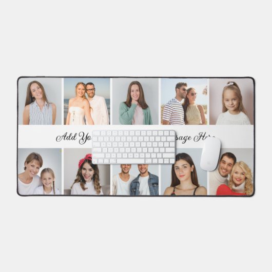 Creëer uw eigen 10 foto collage bureaumat (Keyboard & Muis)