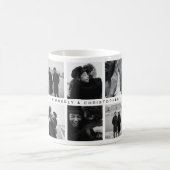 Creëer Uw eigen 10 foto-Collage en aangepaste teks Koffiemok (Center)