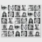 Creëer-Uw-Eigen 10-Foto-Collage Gift Wrap Cadeaupapier (Vlak)