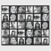 Creëer-Uw-Eigen 10-Foto-Collage Gift Wrap Cadeaupapier (Vlak)