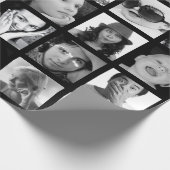 Creëer-Uw-Eigen 10-Foto-Collage Gift Wrap Cadeaupapier (Hoek)