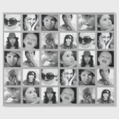 Creëer-Uw-Eigen 10-Foto-Collage Gift Wrap Cadeaupapier (Vlak)