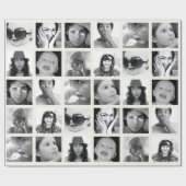 Creëer-Uw-Eigen 10-Foto-Collage Gift Wrap Cadeaupapier (Vlak)