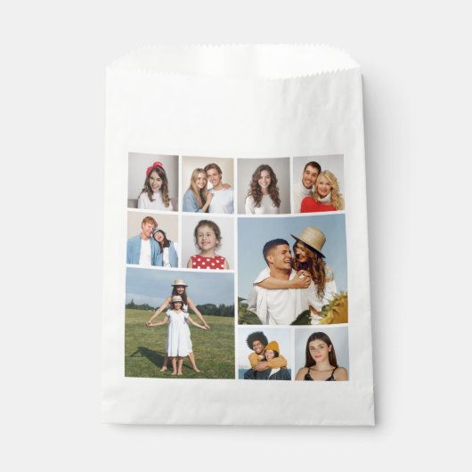 Creëer Uw eigen 10 fotocollage Bedankzakje (Voorkant)