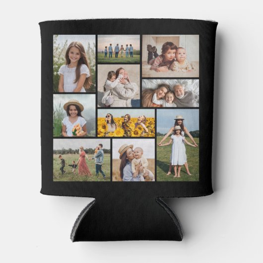 Creëer Uw eigen 10 fotocollage Blikjeskoeler (Voorkant)